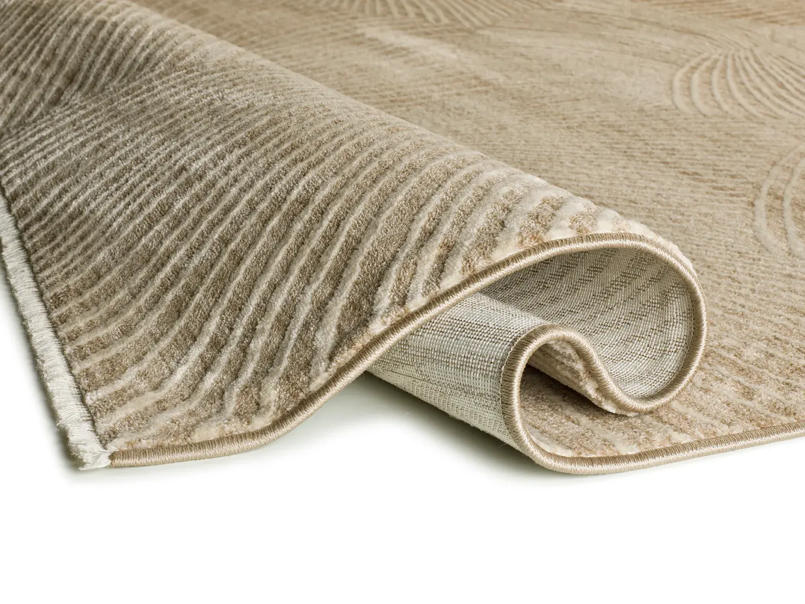 Tepih ONA 52100 bež, 120×160 cm — stražnji prikaz