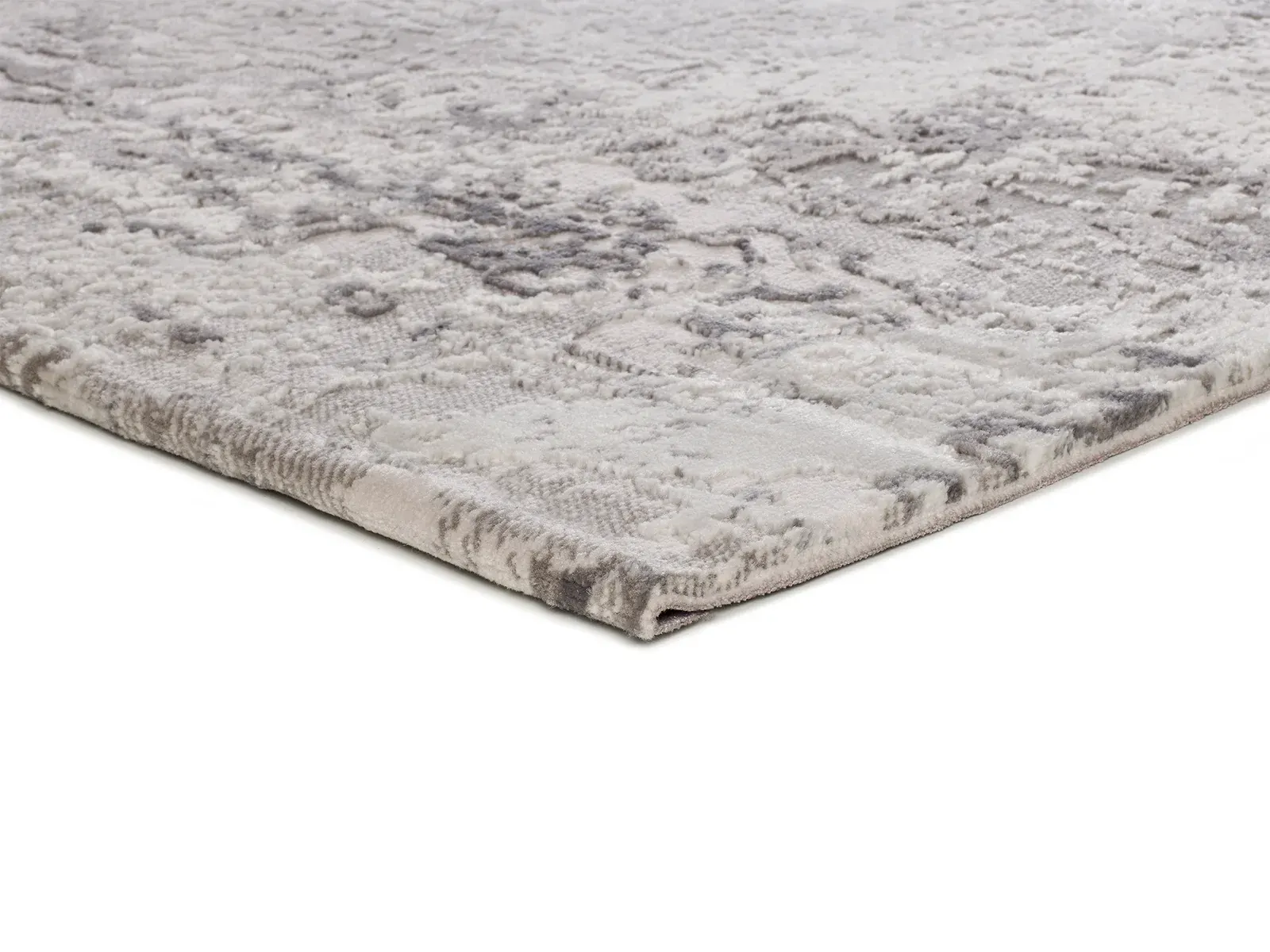 Tepih ORIS 4222 siva, 077×150 cm — bočni prikaz