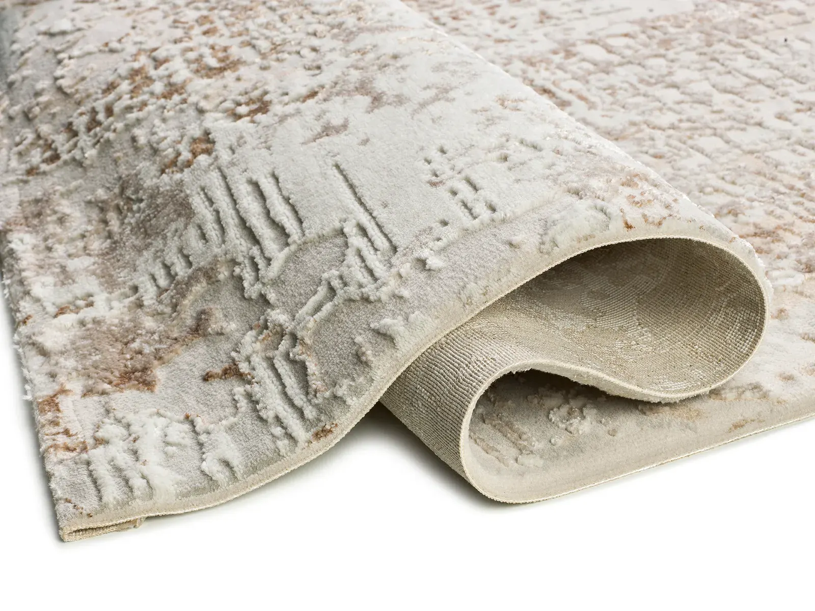 Tepih ORIS 5351 riđa, 077×150 cm — stražnji prikaz