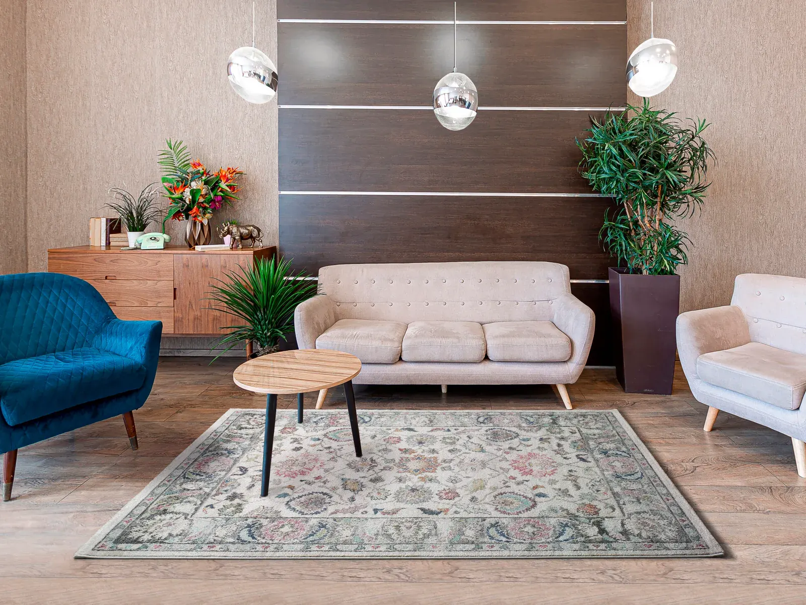 Tepih PARMA 20297 multi, 120×170 cm — stražnji prikaz