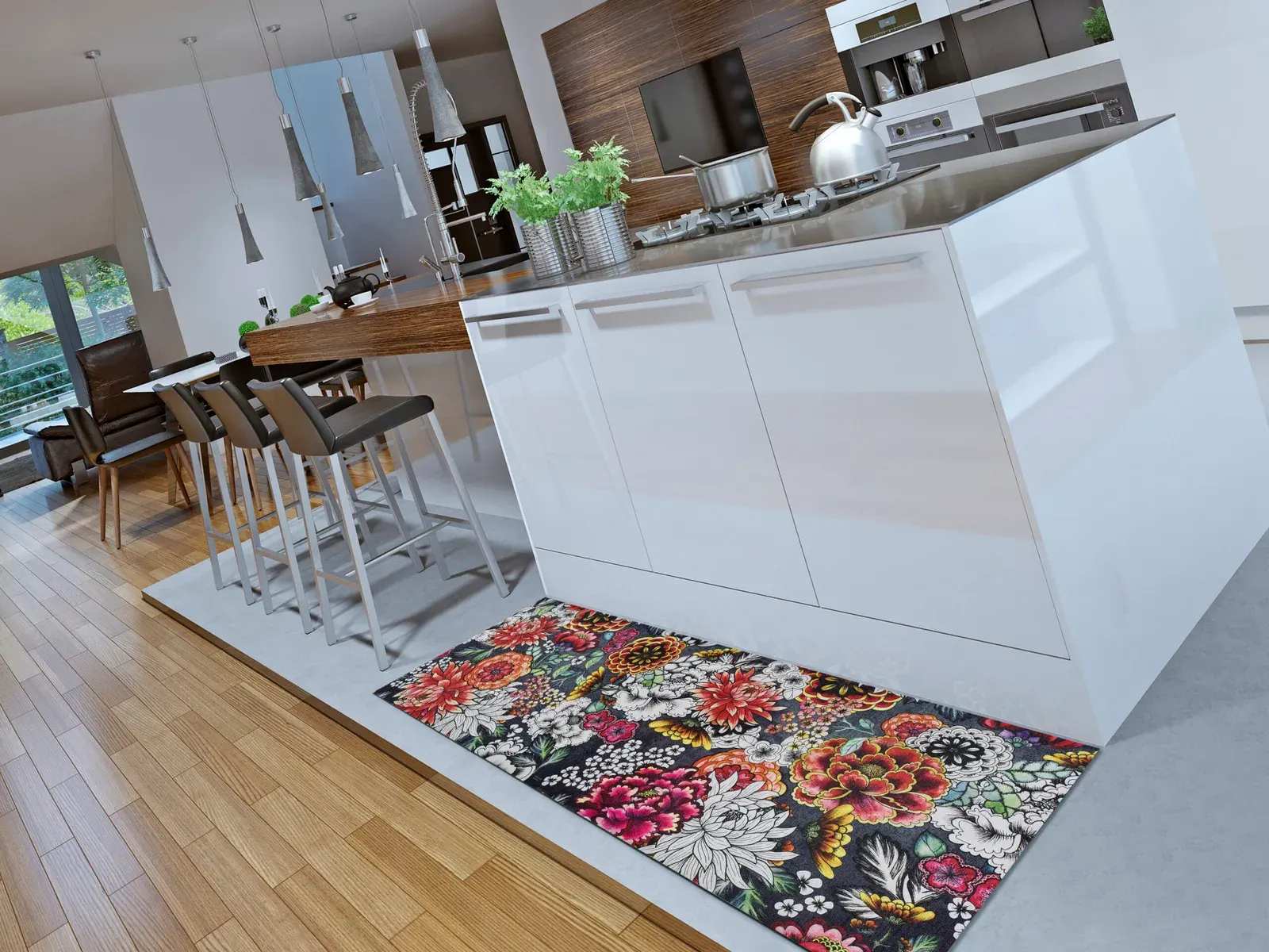 Tepih RICCI COLORFUL 00, 052×100 cm — stražnji prikaz