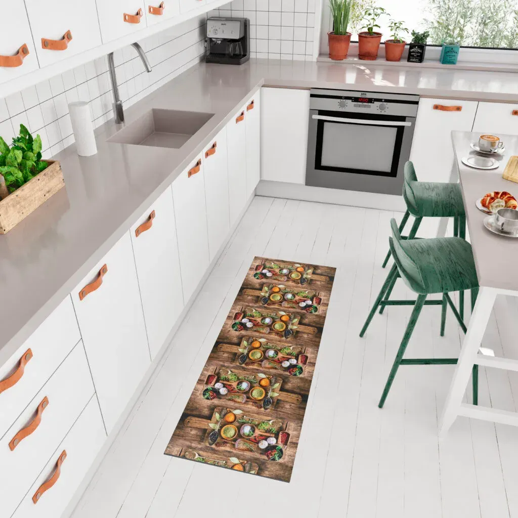 Tepih RICCI HERBS 00, 052×100 cm — gornji prikaz