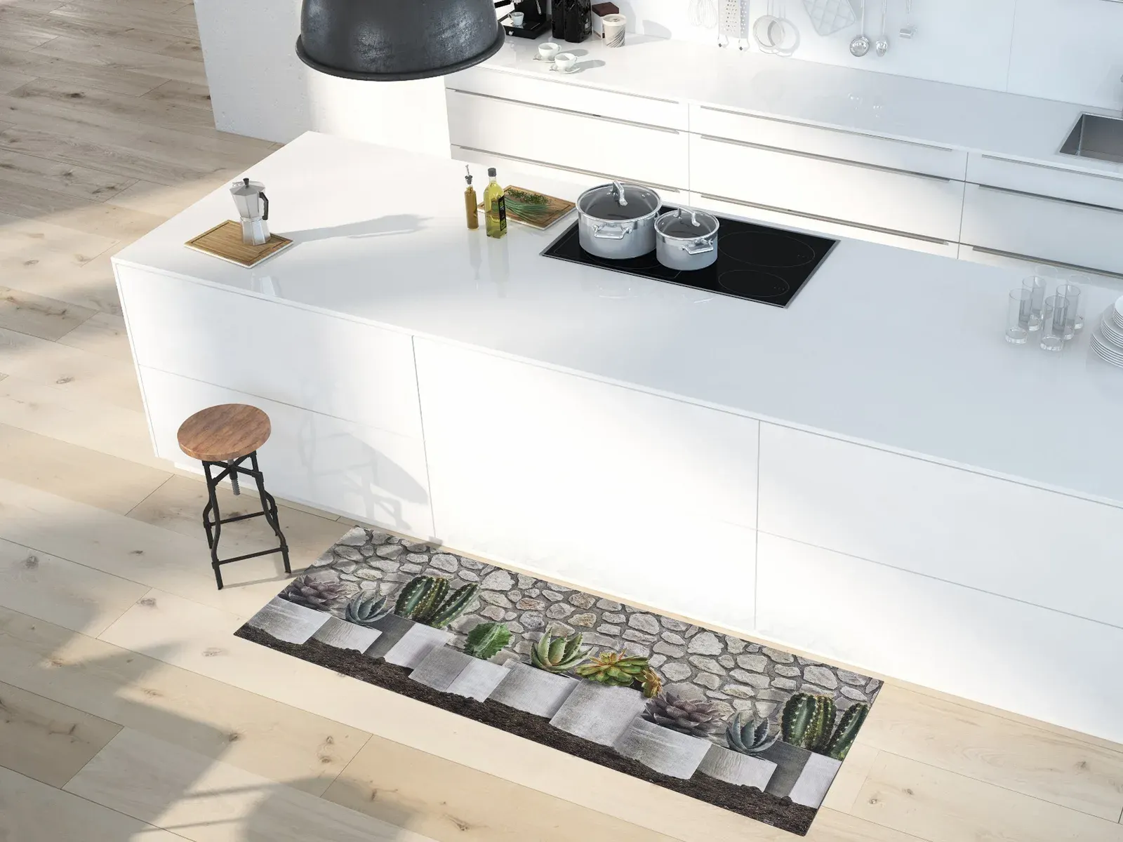 Tepih RICCI MALAGA 00, 052×100 cm — stražnji prikaz