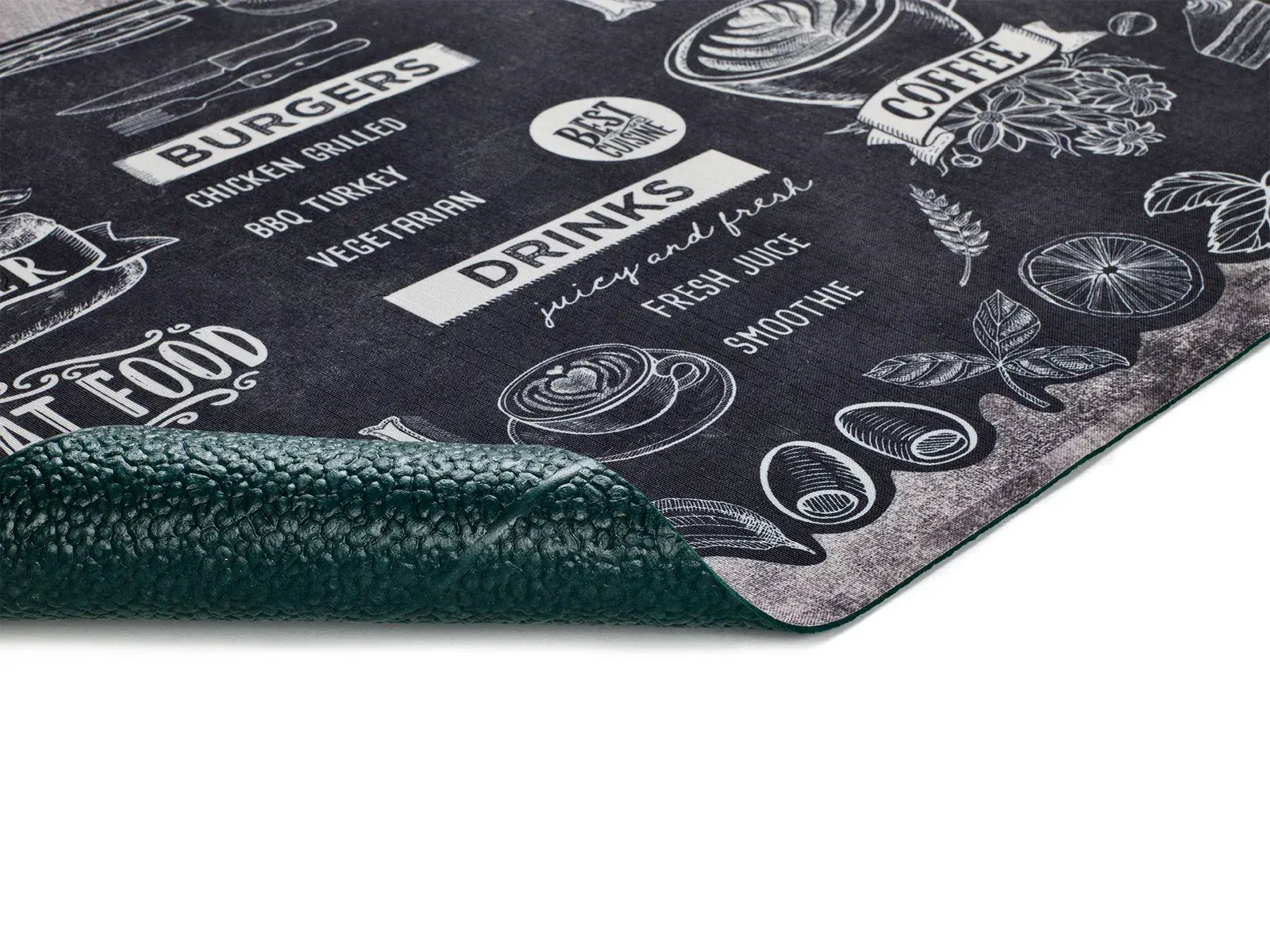 Tepih RICCI MENU 00, 052×100 cm — bočni prikaz