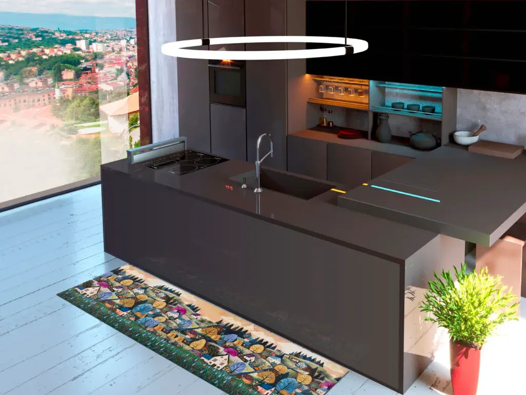 Tepih RICCI ORTISEI 00, 052×100 cm — gornji prikaz