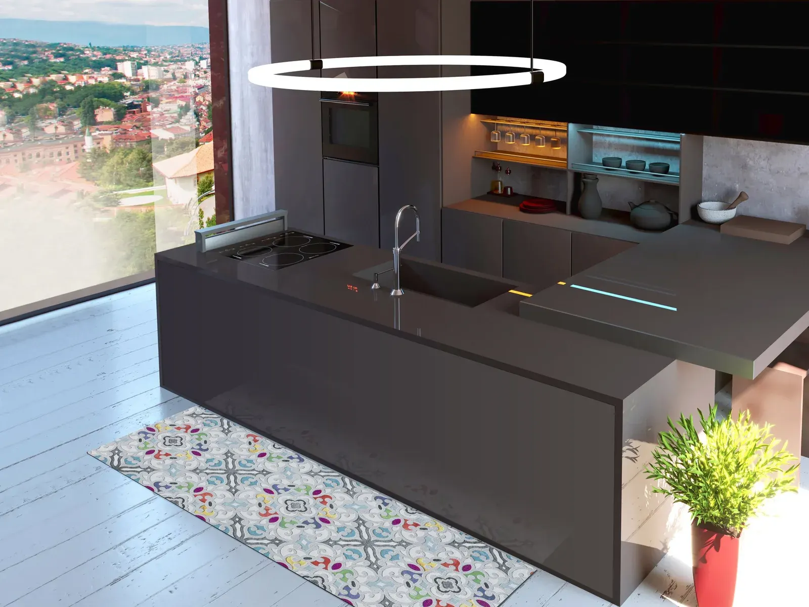 Tepih RICCI VALENTINA 00, 052×100 cm — detalj