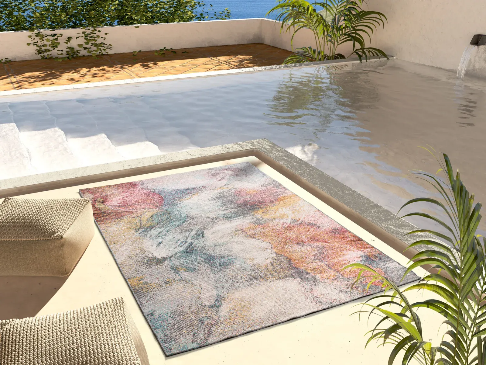 Tepih SAMARA 54575 multi, 080×150 cm — stražnji prikaz