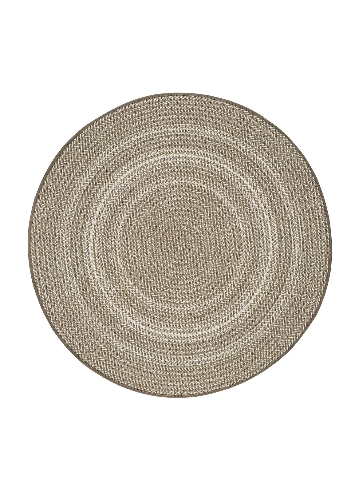 Tepih SILVANA 48837 lanena, 120 cm Ø