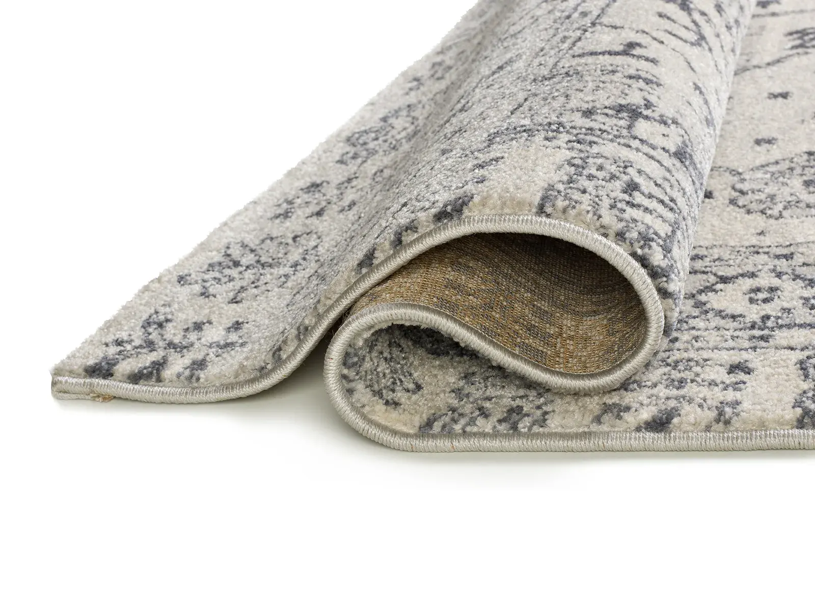 Tepih SIROCO 16803 plava, 080×200 cm — stražnji prikaz