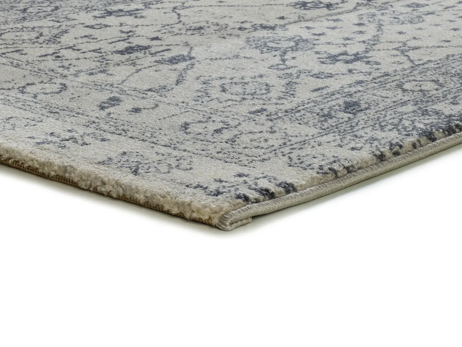 Tepih SIROCO 16803 plava, 080×200 cm — bočni prikaz