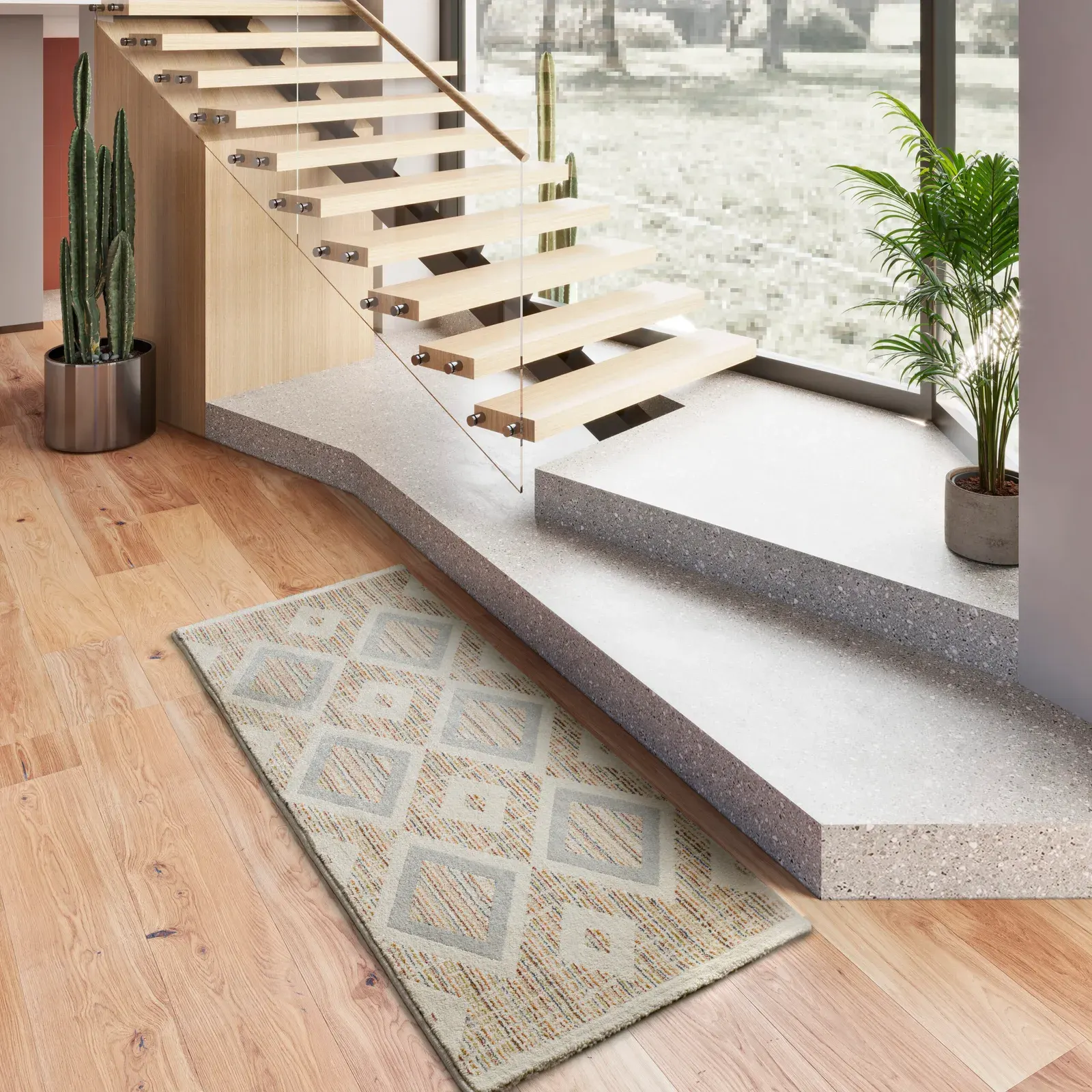 Tepih SIROCO 16804 multi, 080×200 cm — detalj