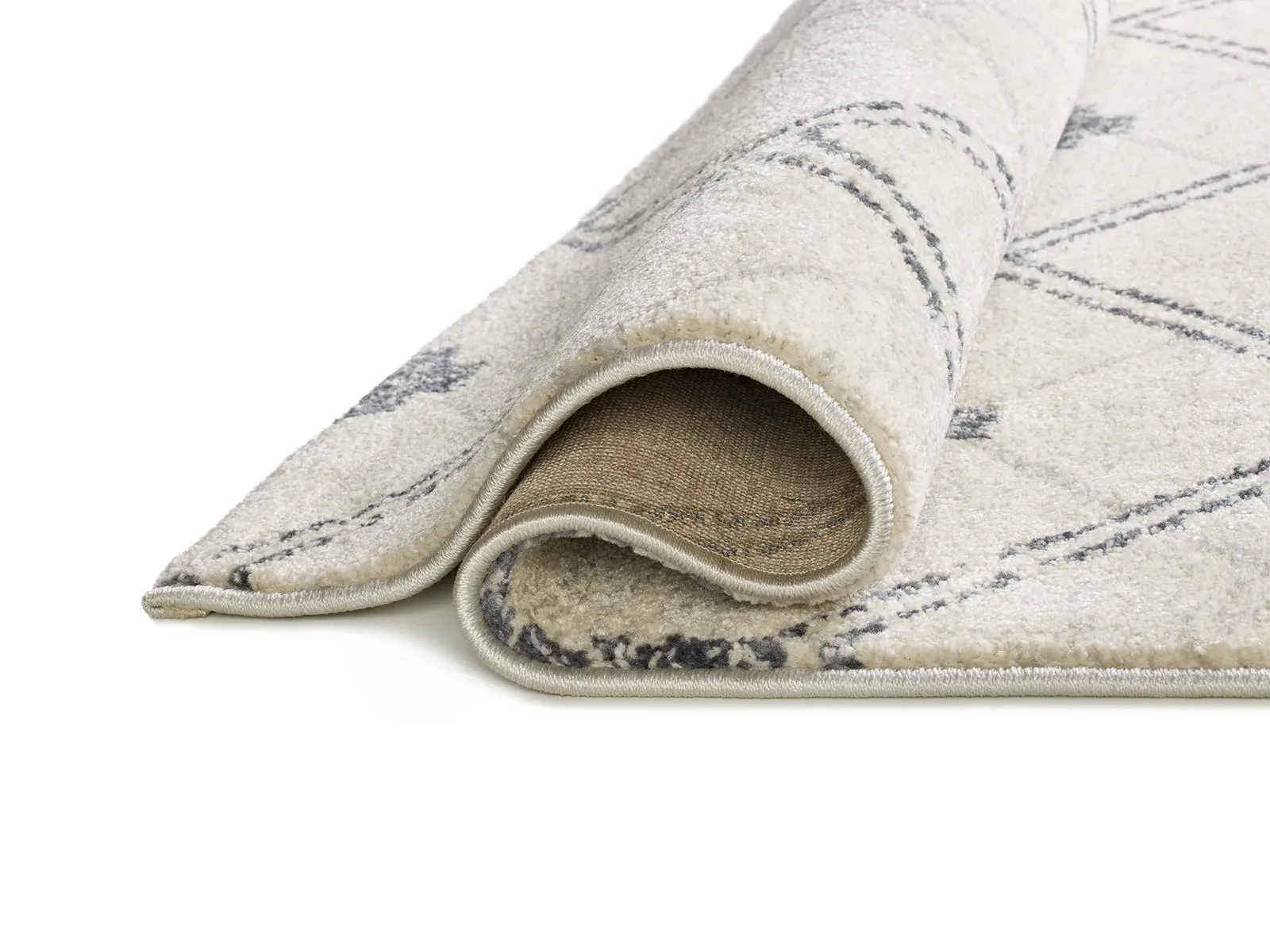 Tepih SIROCO 16806 plava, 080×200 cm — stražnji prikaz