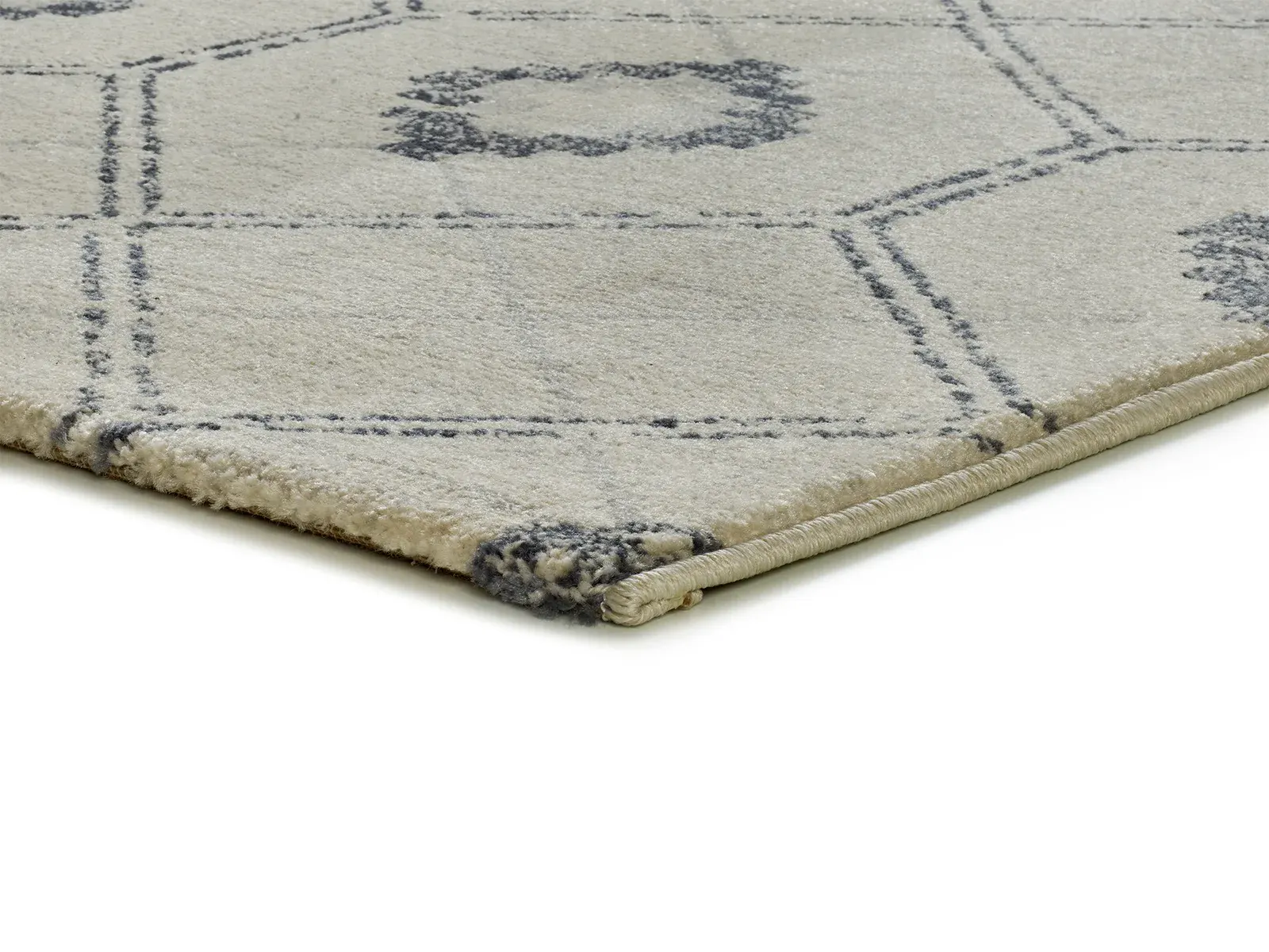 Tepih SIROCO 16806 plava, 080×200 cm — bočni prikaz