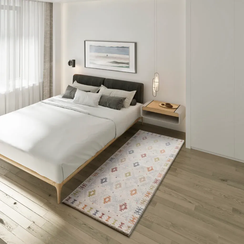 Tepih TAMARIS 16805 multi, 080×200 cm — lifestyle prikaz
