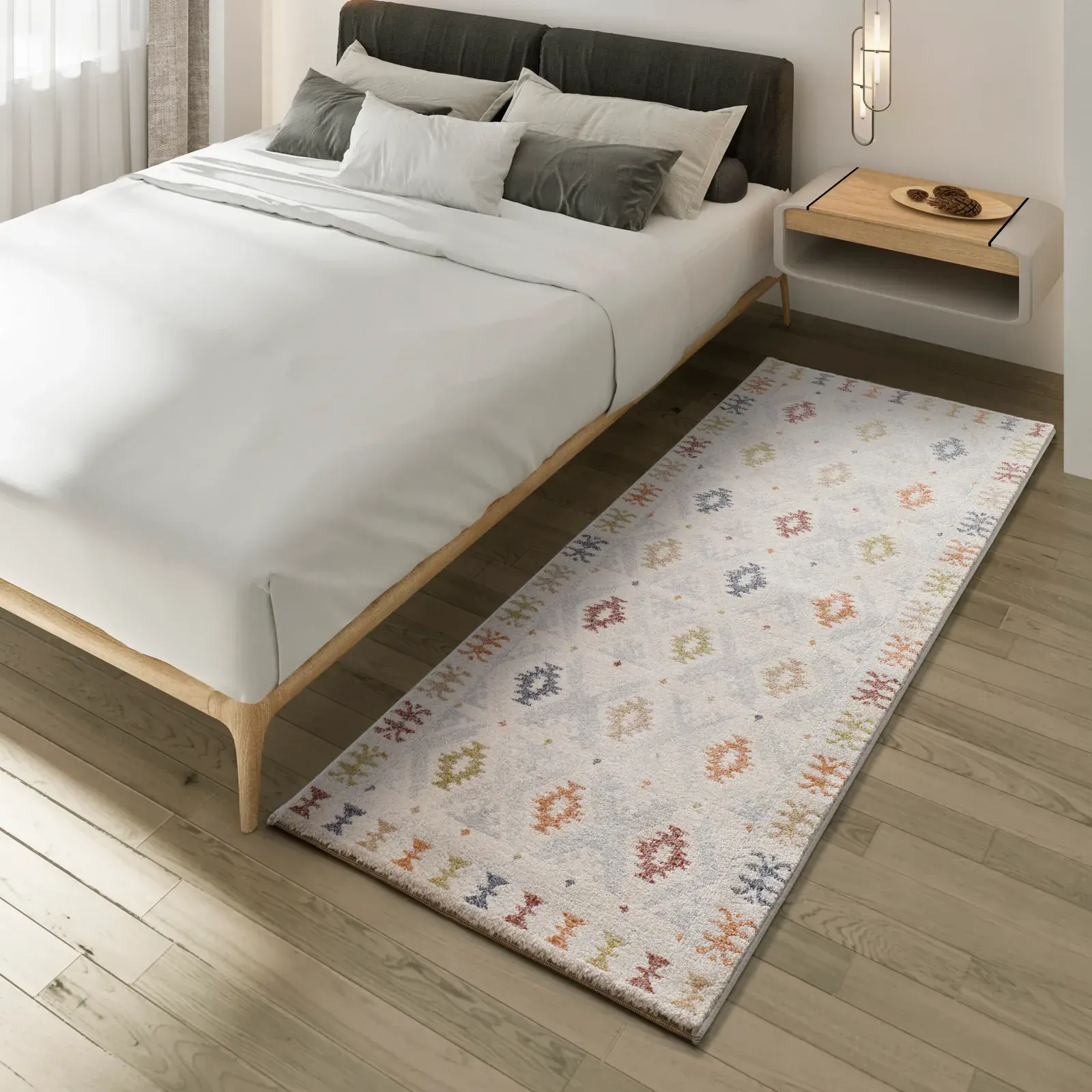 Tepih TAMARIS 16805 multi, 080×200 cm — gornji prikaz