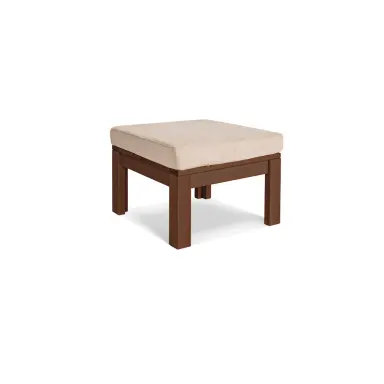 mexico stol-pouffe orah (laneno ulje) - krem