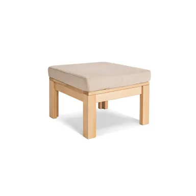 mexico stol-pouffe prirodni (laneno ulje) - krem