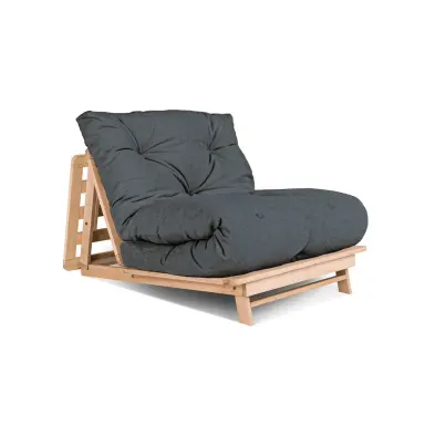 layti 90 futon sofa prirodni (laneno ulje) - grafit