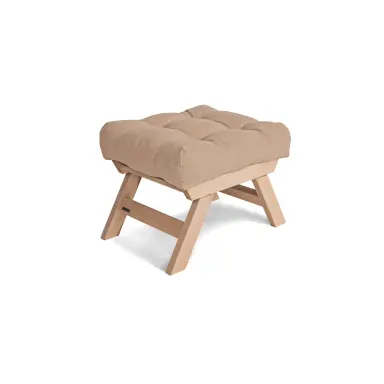 allegro pouffe prirodni (laneno ulje) - bež