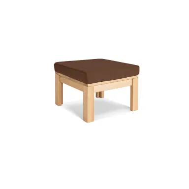 mexico stol-pouffe prirodni (laneno ulje) - smeđa