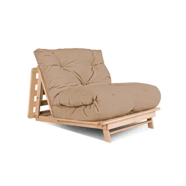 layti 90 futon sofa prirodni (laneno ulje) - bež