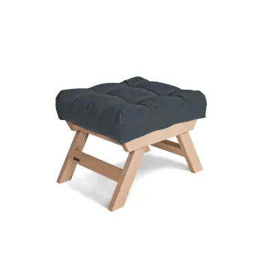 allegro pouffe neobrađeno - grafit